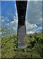 Beneath the awesome Conisbrough Railway Viaduct