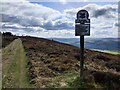 SO4090 : National trust sign at Handless on the Long Mynd by Mat Fascione