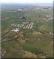 Mains of Giffen and the bonded warehouses from the air