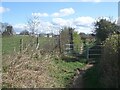 Towards Mawdlam on a public footpath from the edge of Kenfig Burrows