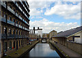 The Calder and Hebble Navigation seen from Wharf Street, Brighouse