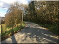 Minor road near Cefn-Gorwydd