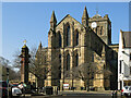NY9364 : The east end of Hexham Abbey by Mike Quinn