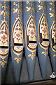 SK8816 : The church of St Peter and St Paul: Painted organ pipes by Bob Harvey