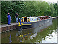 Narrowboat butty "Keppel" by Stoke Top Lock, Etruria