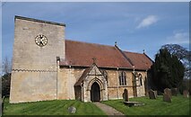 SE8934 : Parish Church of St Oswald in Hotham by Jennifer Petrie