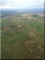 Farmland north of Stewarton from the air