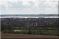 View from Elloughton Hill looking across to the River Humber and Lincolnshire