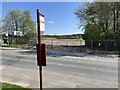 Bus stops at former entrance to Vickers Factory