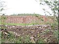 The edge of Stancombe Quarry