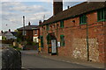 Maesbury Marsh: Navigation Inn and view up the main street