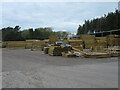 Timber yard near Longtown