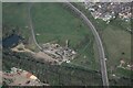 Former Midland Bleach Works, Cudworth: aerial 2022