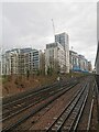 Railway Lines from Addison Bridge Place