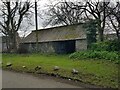 Garage type building next to Roch Castle