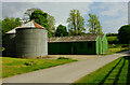 Silos and barn, Marden Park Farm