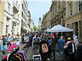 Open air market on Corn Street Bristol