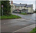 Junction of a minor road and the A49, Peterstow, Herefordshire