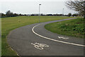 Cycle path and footpath by Camel Road