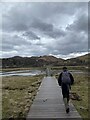 Footbridge crossing Loch Laich