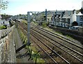 Railway line just north of Dunblane Station