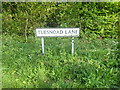 Sign for Tuesnoad Lane