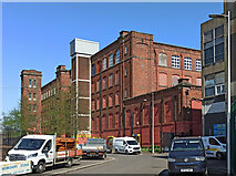 NS6162 : Former Glasgow Cotton Spinning Co mill by Thomas Nugent