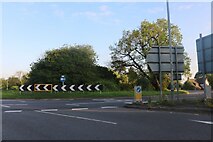 SK5734 : Roundabout on Loughborough Road, Compton Acres by David Howard