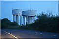 Water towers by Uppingham Road, Corby