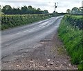 SO5008 : Hedge-lined minor road west of Penallt by Jaggery