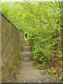 Steps down from The Mount to Stansfield Hall Road