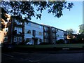 Looking from Bladon Close towards Braganza Court