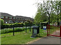 Entrance to play area, the War Memorial Park, Romsey