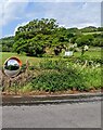 Roadside mirror,  Stanton, Monmouthshire