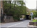 Upper railway bridge over Burnley Road