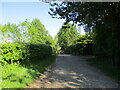 The beginning of a footpath to Holton St. Mary