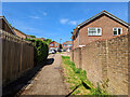 Path to end of Woburn Road, Gossops Green, Crawley