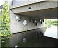 NS5070 : Mirrors under Bridge 40 by Richard Sutcliffe