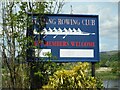 Stirling Rowing Club sign