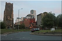 TM1644 : Tower blocks in the centre of Ipswich by David Howard
