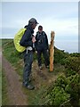 TA2571 : Post on the clifftop by Oliver Dixon