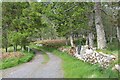 Entrance to Loch Loyal Lodge