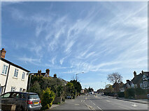 SP2965 : Sunday morning cirrus over Warwick and Leamington by Robin Stott