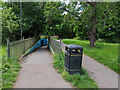 Ramp to subway under A23, Crawley