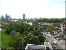 TQ3079 : View looking south from the new Lambeth Palace Library by David Hillas