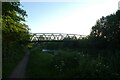 Footbridge over the canal and river