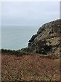 SM9340 : Steep cliffs, Carnfathach by Eirian Evans
