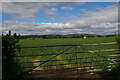 Looking west into Wales, from the lane near Iron Mills