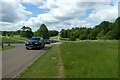 Cars approaching Stowe School