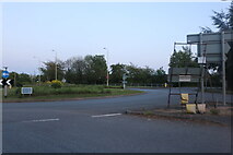 SK8609 : Roundabout on Burley Park Way, Oakham by David Howard